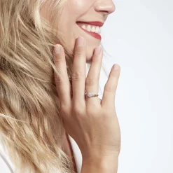 Histoire d'Or Bague Or Blanc Rosalane Diamants Hot