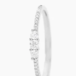 Histoire d'Or Bague Or Blanc Sabine Diamants Outlet