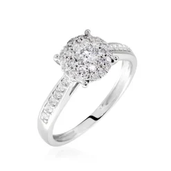 Histoire d'Or Bague Or Blanc Shirlene Diamant Synthetique Hot