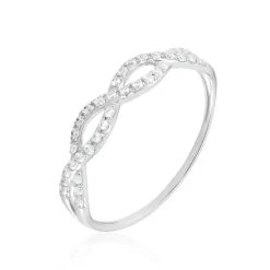 Histoire d'Or Bague Or Blanc Triston Oxyde De Zirconium Online