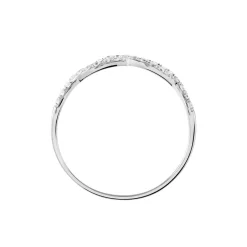 Histoire d'Or Bague Or Blanc Triston Oxyde De Zirconium Online