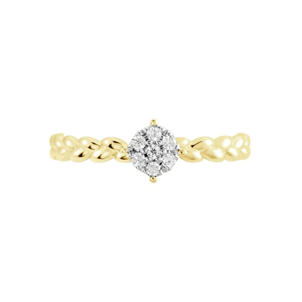 Histoire d'Or Bague Or Jaune Adlai Diamants Hot