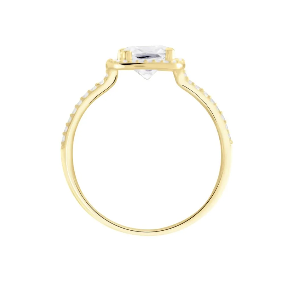 Histoire d'Or Bague Or Jaune Adrienne Oxydes De Zirconium or jaune oxyde Best