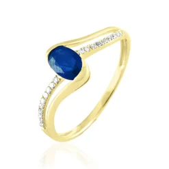 Histoire d'Or Bague Or Jaune Anja Saphir Outlet