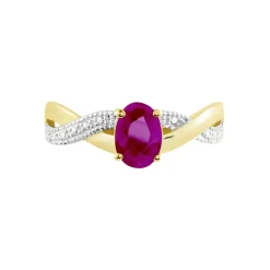 Histoire d'Or Bague Or Jaune Candice Rubis or jaune rubis Outlet