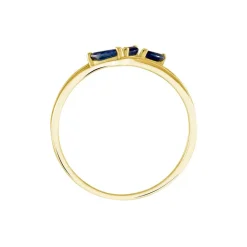 Histoire d'Or Bague Or Jaune Carl Saphirs Diamants Sale