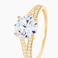 Histoire d'Or Bague Or Jaune Carolina Oxyde De Zirconium or jaune oxyde Outlet