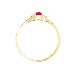 Histoire d'Or Bague Or Jaune Cassie Rubis Et Diamant or jaune rubis Outlet