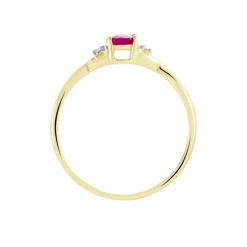 Histoire d'Or Bague Or Jaune Cassie Rubis Diamants or jaune rubis Hot