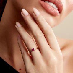 Histoire d'Or Bague Or Jaune Cassie Rubis Diamants or jaune rubis Hot