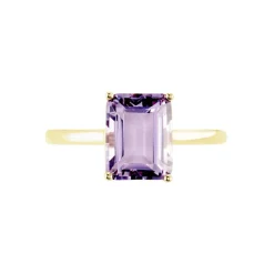 Histoire d'Or Bague Or Jaune Faraj Amethyste or jaune améthyste rose