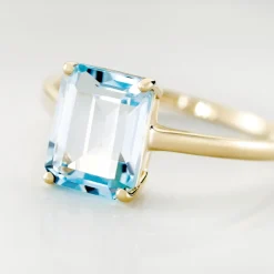 Histoire d'Or Bague Or Jaune Faraj Topaze or jaune topaze bleu sky Outlet