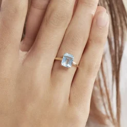 Histoire d'Or Bague Or Jaune Faraj Topaze or jaune topaze bleu sky Outlet