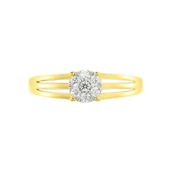 ADG Bague Or Jaune Isadore Diamants Outlet
