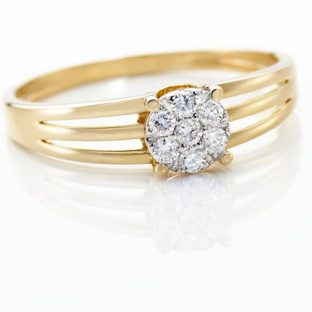 ADG Bague Or Jaune Isadore Diamants Outlet