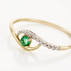 Histoire d'Or Bague Or Jaune Karmele Emeraude or jaune emeraude Best