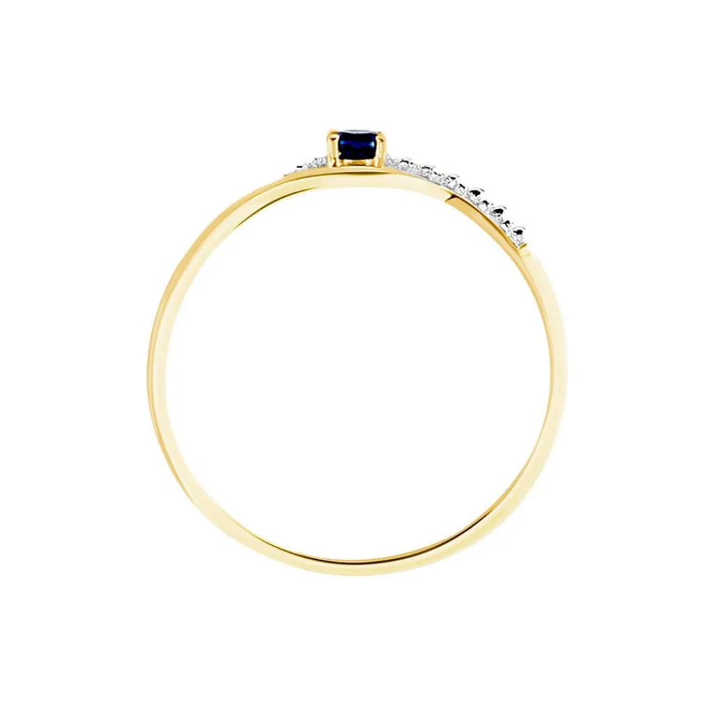 Histoire d'Or Bague Or Jaune Karmele Saphir or jaune saphir Discount