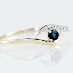 Histoire d'Or Bague Or Jaune Karmele Saphir or jaune saphir Discount