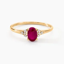 Histoire d'Or Bague Or Jaune Marie Rubis Diamants or jaune rubis Outlet
