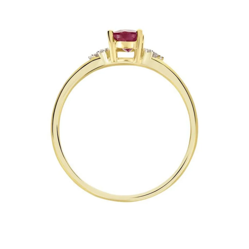 Histoire d'Or Bague Or Jaune Marie Rubis Diamants or jaune rubis Outlet