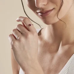 Histoire d'Or Bague Or Jaune Marie Rubis Diamants or jaune rubis Outlet