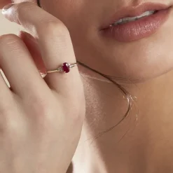 Histoire d'Or Bague Or Jaune Marie Rubis Diamants or jaune rubis Outlet