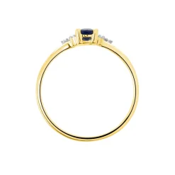 Histoire d'Or Bague Or Jaune Marie Saphir Diamants or jaune saphir Clearance