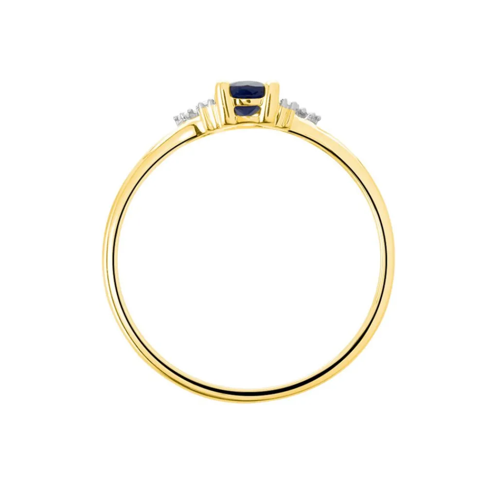 Histoire d'Or Bague Or Jaune Marie Saphir Diamants or jaune saphir Clearance
