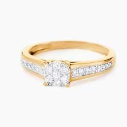 Histoire d'Or Bague Or Jaune Multi Pierres Diamants or jaune diamant Sale