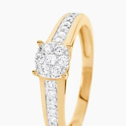 Histoire d'Or Bague Or Jaune Multi Pierres Diamants or jaune diamant Sale