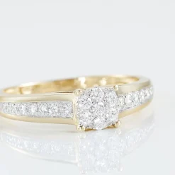 Histoire d'Or Bague Or Jaune Multi Pierres Diamants or jaune diamant Sale