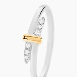 Histoire d'Or Bague Or Jaune Oxyde De Zirconium Hot