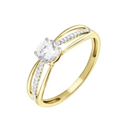 Histoire d'Or Bague Or Jaune Rodrigo Oxyde De Zirconium Outlet