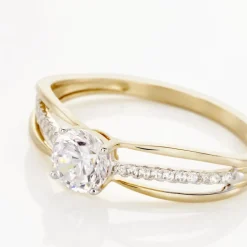 Histoire d'Or Bague Or Jaune Rodrigo Oxyde De Zirconium Outlet