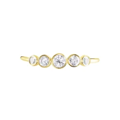 Histoire d'Or Bague Or Jaune Sabinus Oxydes De Zirconium Sale