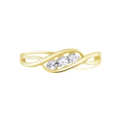 Histoire d'Or Bague Or Jaune Shaleana Oxydes De Zirconium Outlet