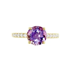 Histoire d'Or Bague Or Jaune Terese Améthyste or jaune améthyste violet Online