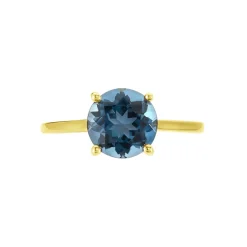 Histoire d'Or Bague Or Jaune Wilfreda Topaze or jaune topaze bleu london New