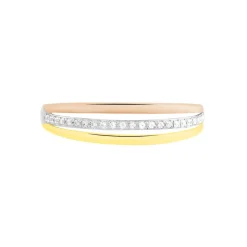Histoire d'Or Bague Or Tricolore Vanadis Diamants Outlet
