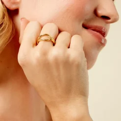 Histoire d'Or Bague Origin Acier Jaune Clearance