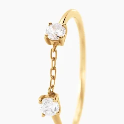 Histoire d'Or Bague Orion Or Jaune Oxyde De Zirconium Hot