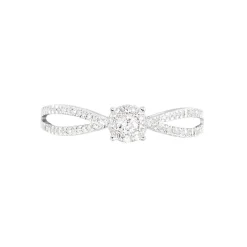 Histoire d'Or Bague Orphee Or Blanc Diamant New