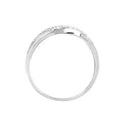 Histoire d'Or Bague Osanna Or Blanc Diamant Clearance
