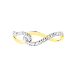 Histoire d'Or Bague Osanna Or Jaune Diamant Discount