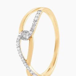 Histoire d'Or Bague Osanna s or jaune diamant Clearance