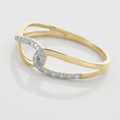 Histoire d'Or Bague Osanna s or jaune diamant Clearance