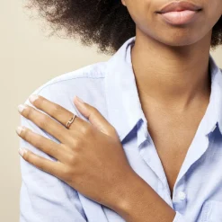 Histoire d'Or Bague Osanna s or jaune diamant Clearance