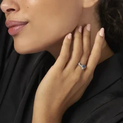 Histoire d'Or Bague Pasqualina Or Blanc Saphir Et Diamant Sale