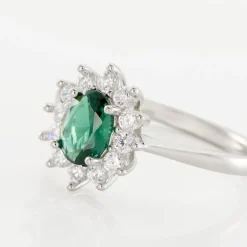 Histoire d'Or Bague Perez Argent Blanc Oxyde De Zirconium argent blanc oxyde jaune New