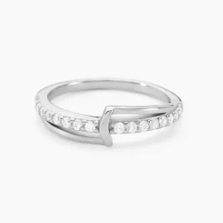 Histoire d'Or Bague Pernilla Argent Blanc Oxyde De Zirconium New
